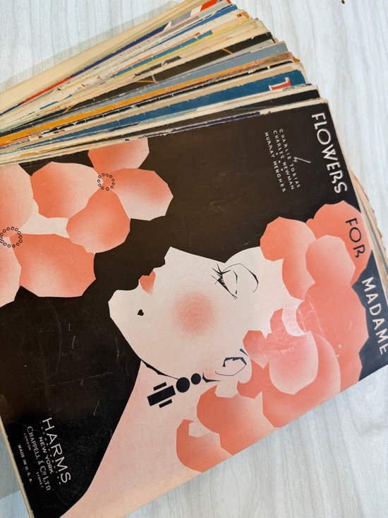 Antique Other - Ephemeral Ragtime/Jazz Eras Sheet Music 4 Pound Bundle (75 Titles)
